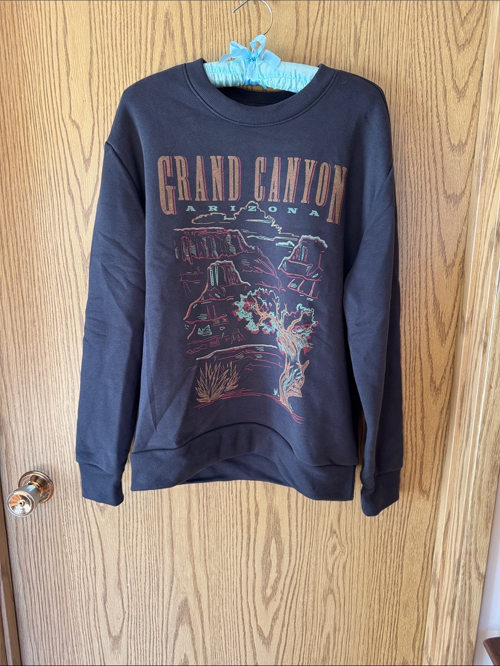 Hollister Black Grand Canyon Graphic Crewneck
